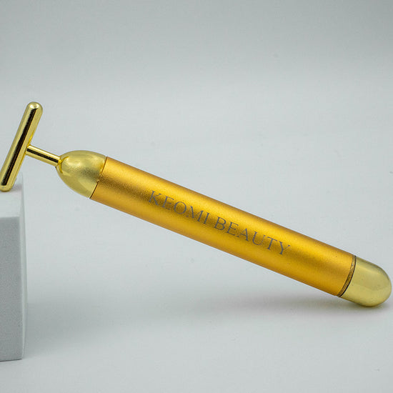 24K Gold Vibrating Face Massager