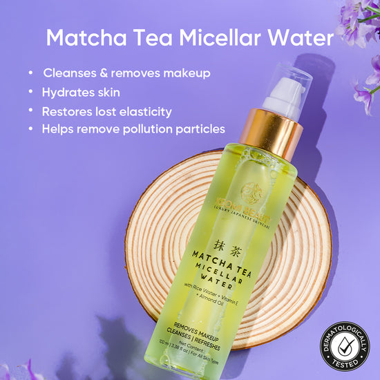 Matcha Tea Micellar Water with Rice Water& Vitamin-E
